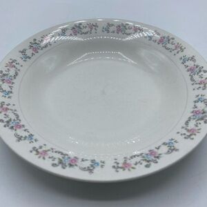 Dynasty Fine China Rapture Flat Rim Soup Cereal Replacement Bowl 8” Vintage